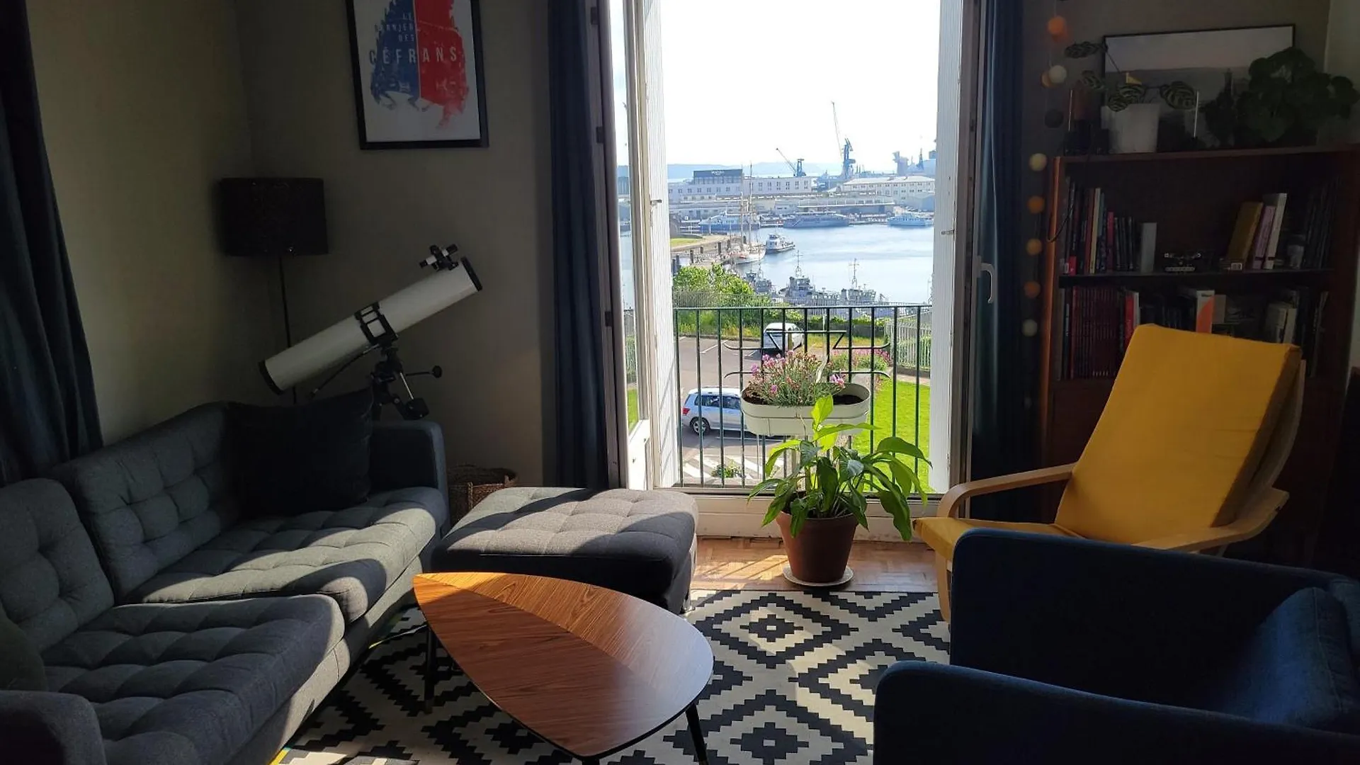 Grand Appartement Vue Mer Brest Fransa